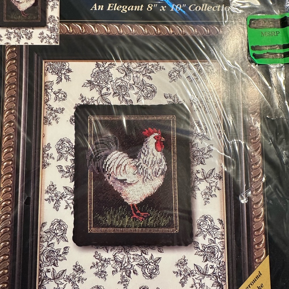 Elegant Rooster Needlepoint Kit